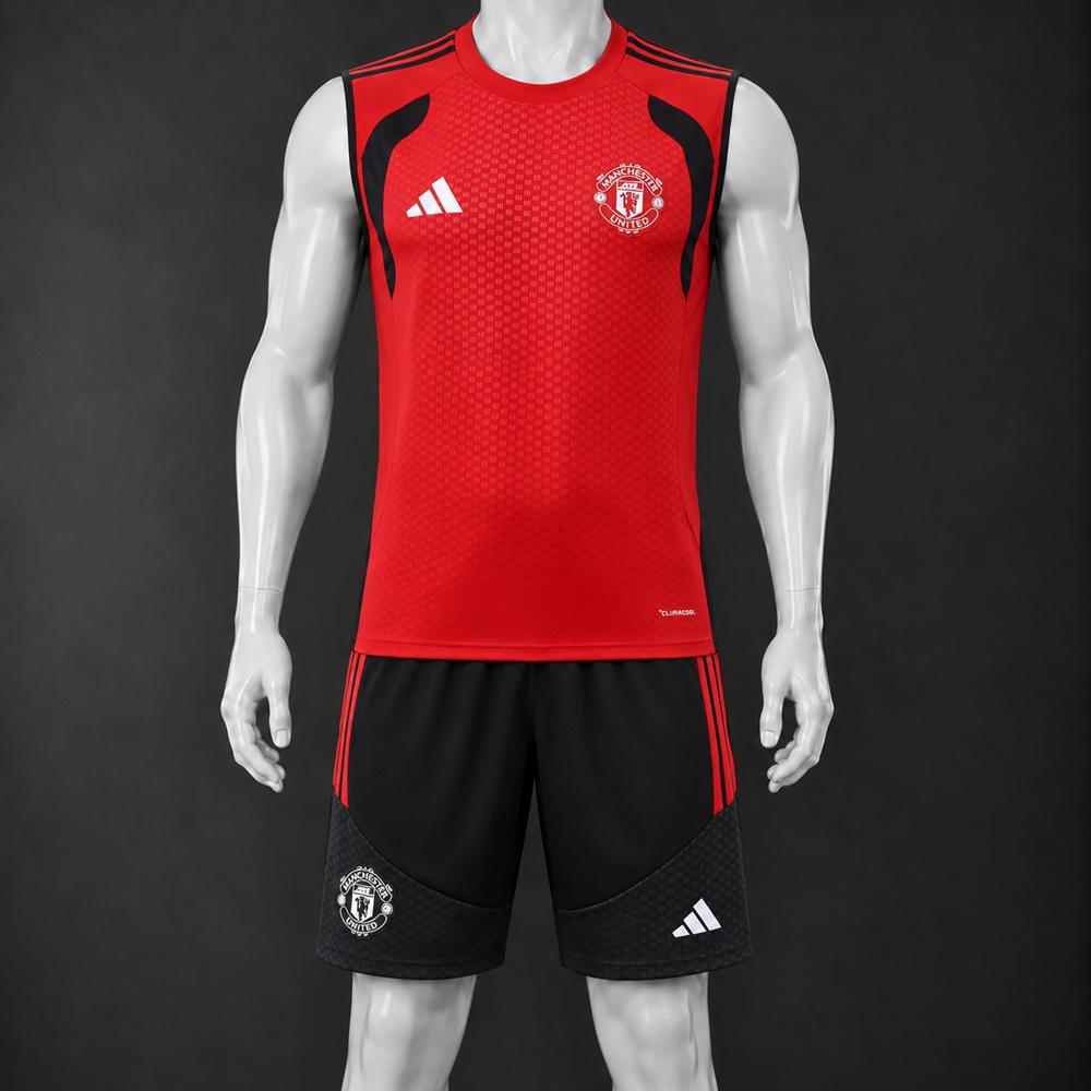 Manchester United 26/27 Red Black Training Vest Kit