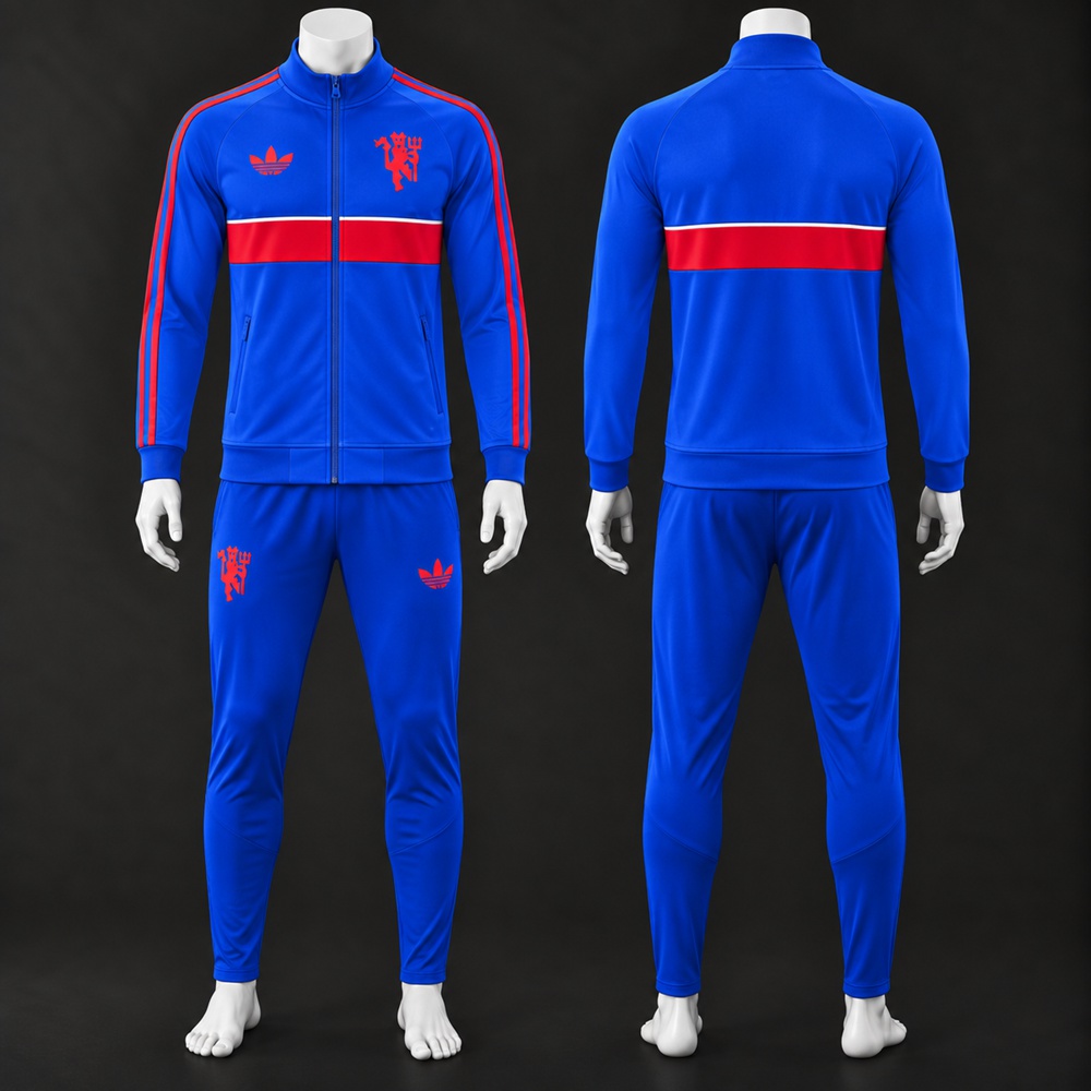 Manchester United 26/27 Royal Blue Red White Jacket Kit