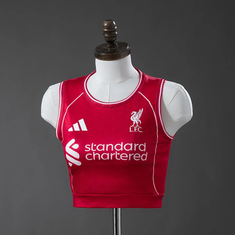 Liverpool 25/26 Women's Crop Tank Top Home Jersey