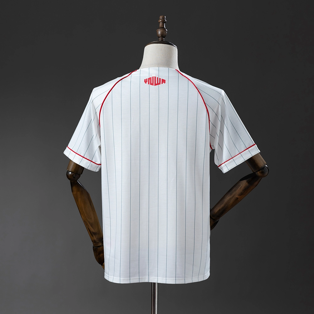 Liverpool 25/26 US Pack Full-Button Baseball Jersey White Foto 2