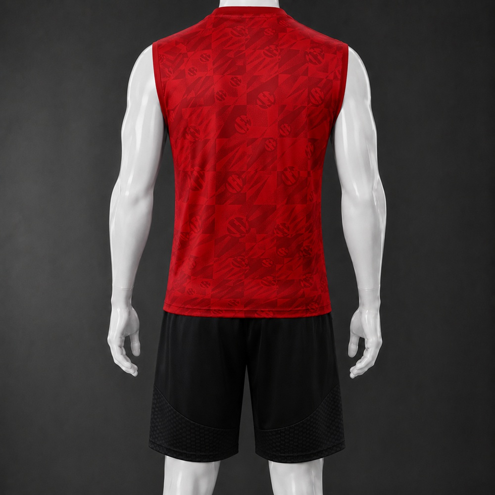 Liverpool 26/27 Red Black Training Vest kit Foto 2