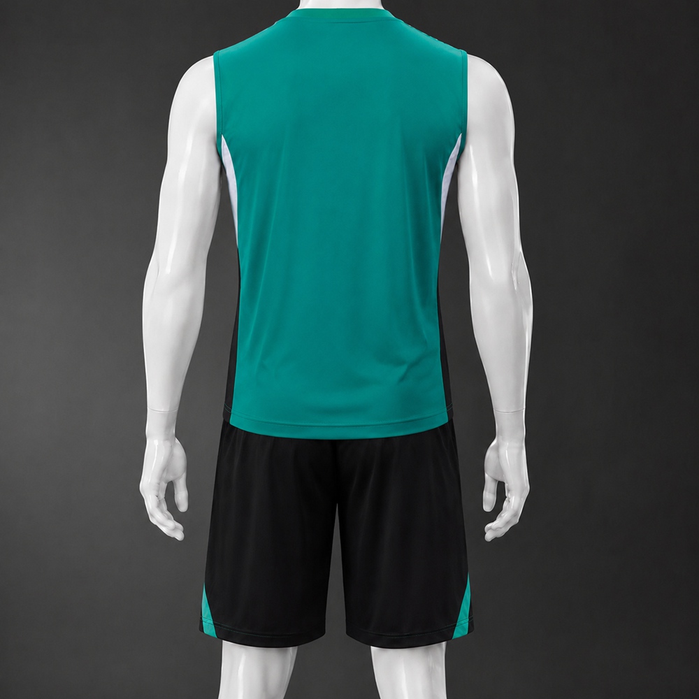 Liverpool 25/26 Green Black Training Vest kit Foto 2