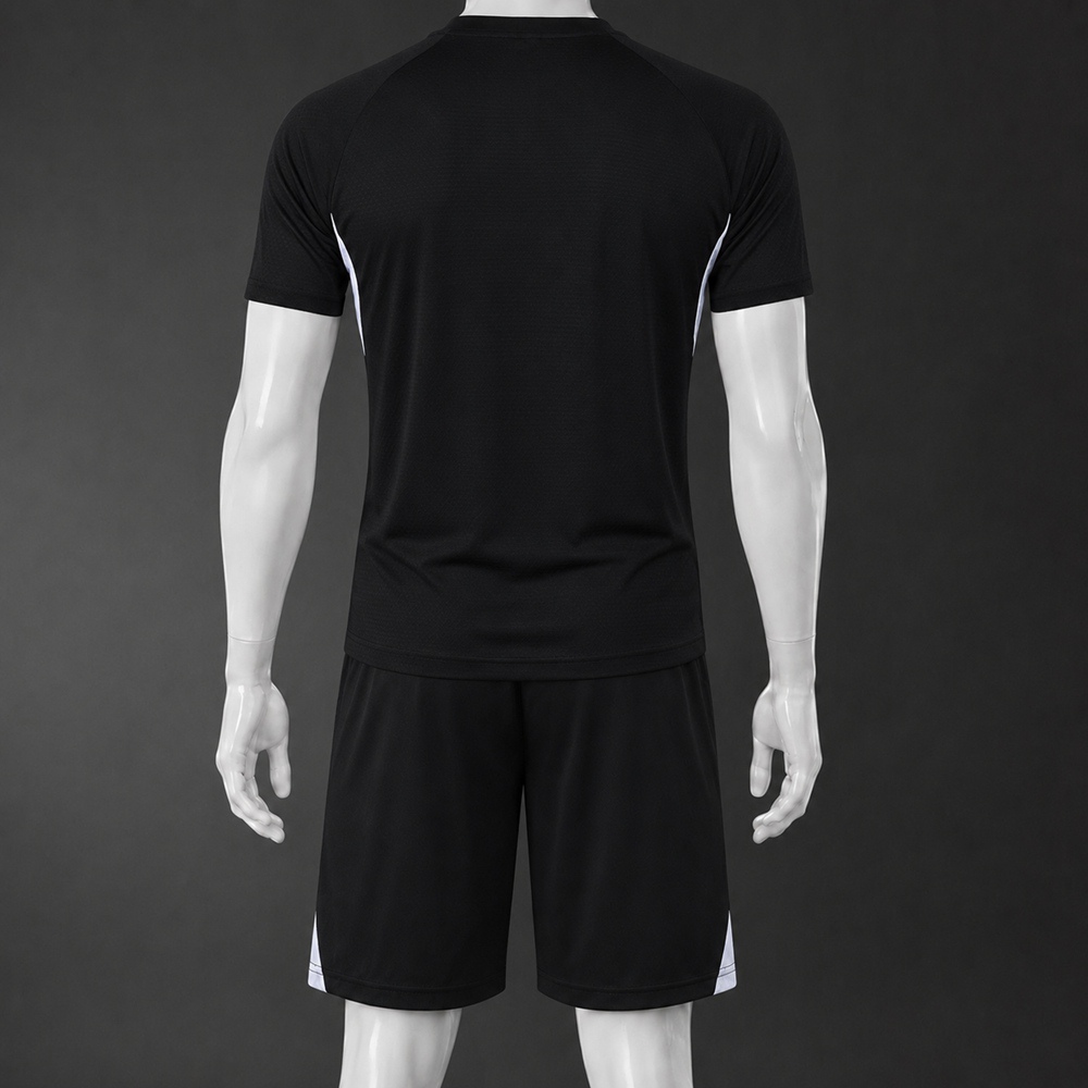Liverpool 25/26 Black Red Short Sleeve Short Set Foto 2