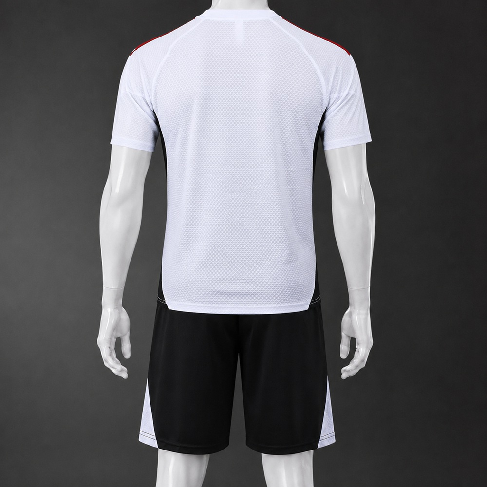 Liverpool 25/26 White Black Short Sleeve Short Set Foto 2