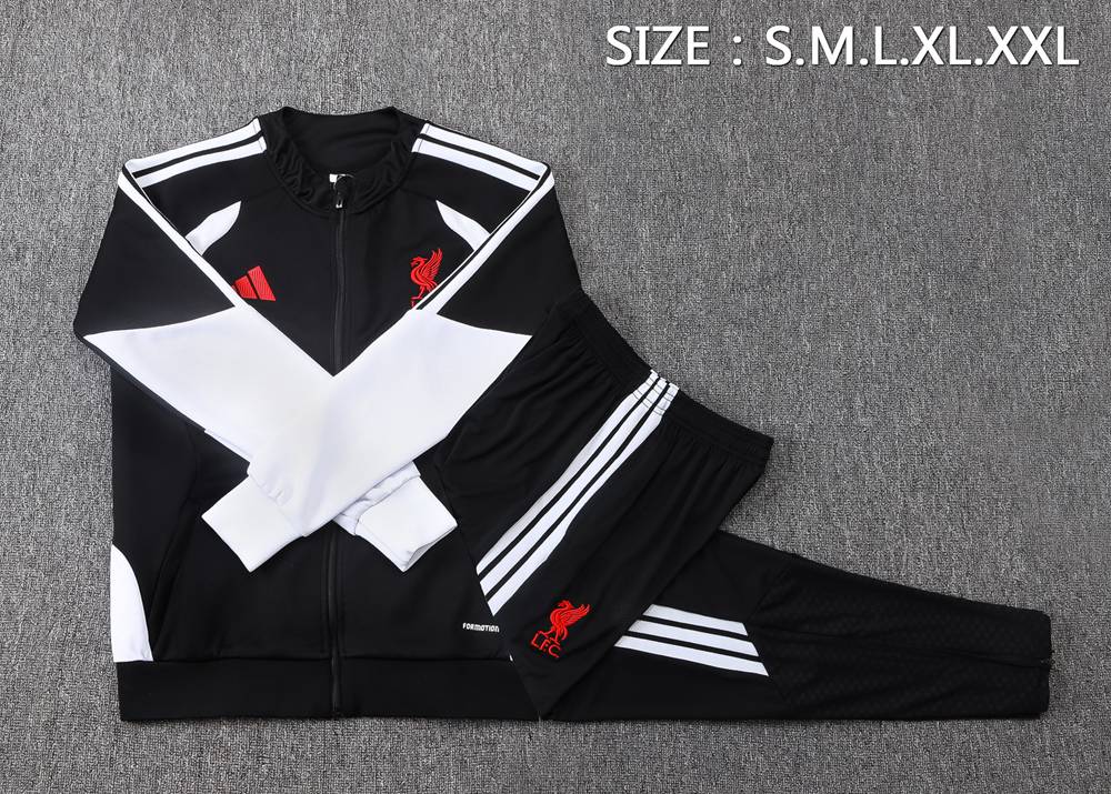Liverpool 26/27 Black White Red Jacket Kit Foto 2