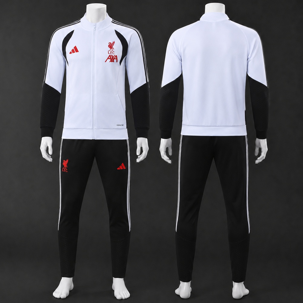 Liverpool 26/27 White Black Red Jacket Kit