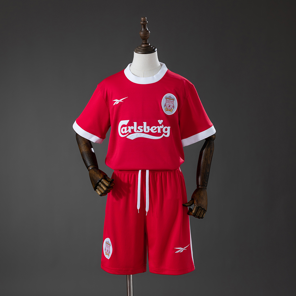 Liverpool 95/96 Home Retro Kids Kit Jersey