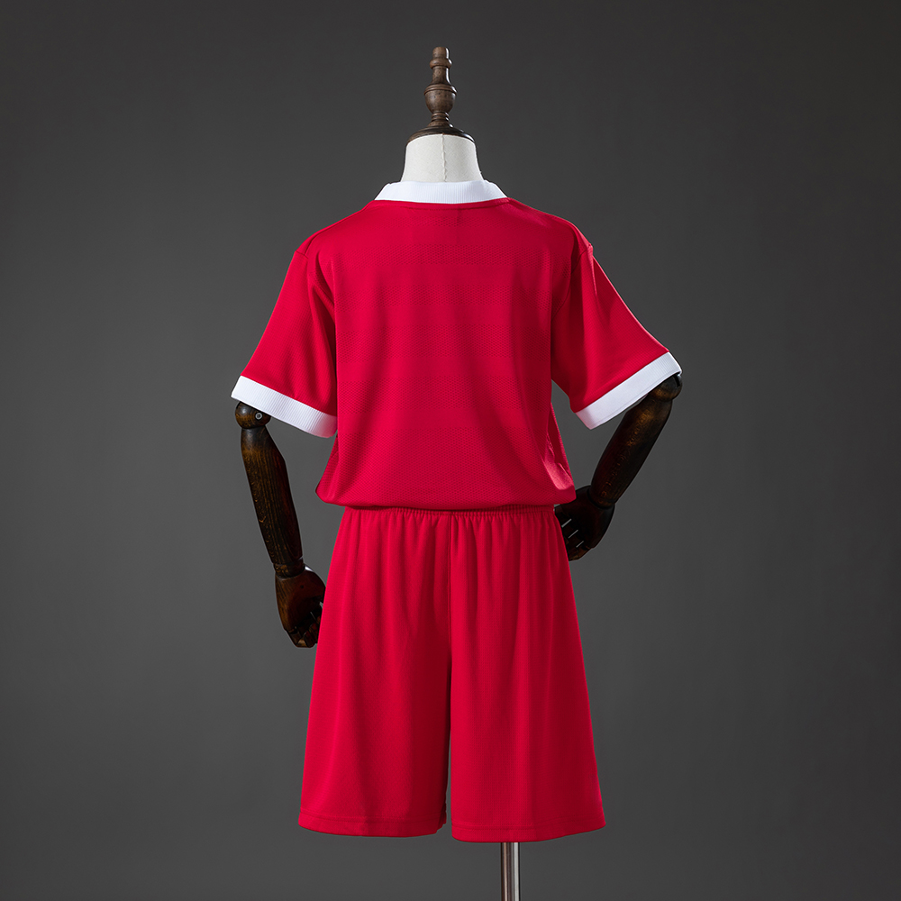 Liverpool 95/96 Home Retro Kids Kit Jersey Foto 2