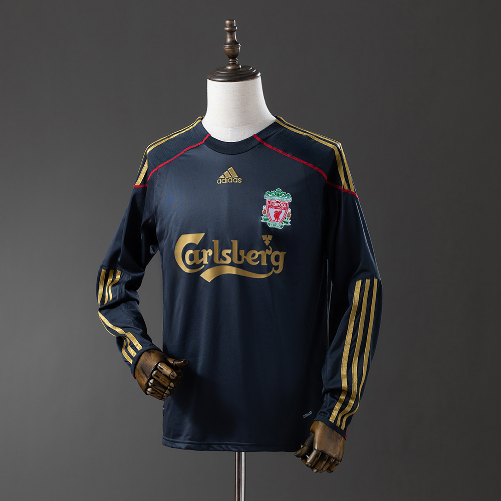 Liverpool 09/10 Away Long Sleeve Retro Jersey