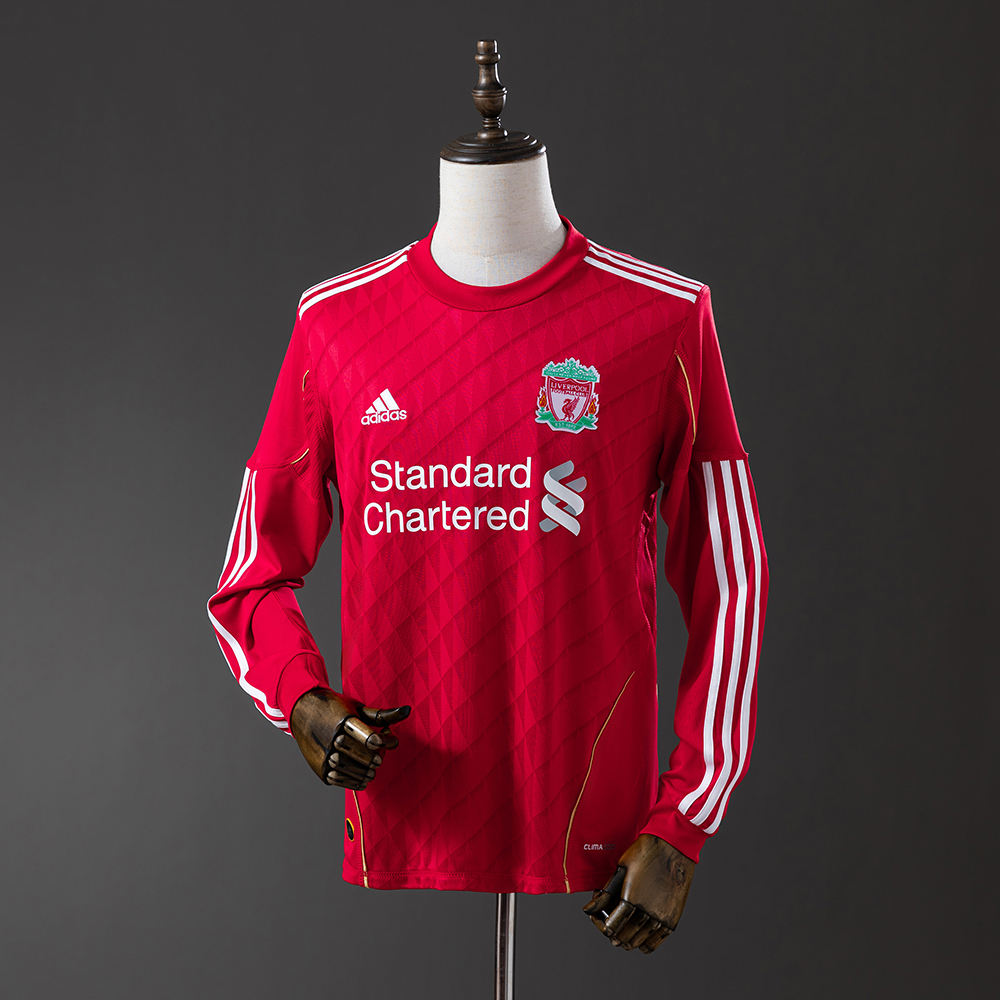 Liverpool 10/11 Home Long Sleeve Retro Jersey