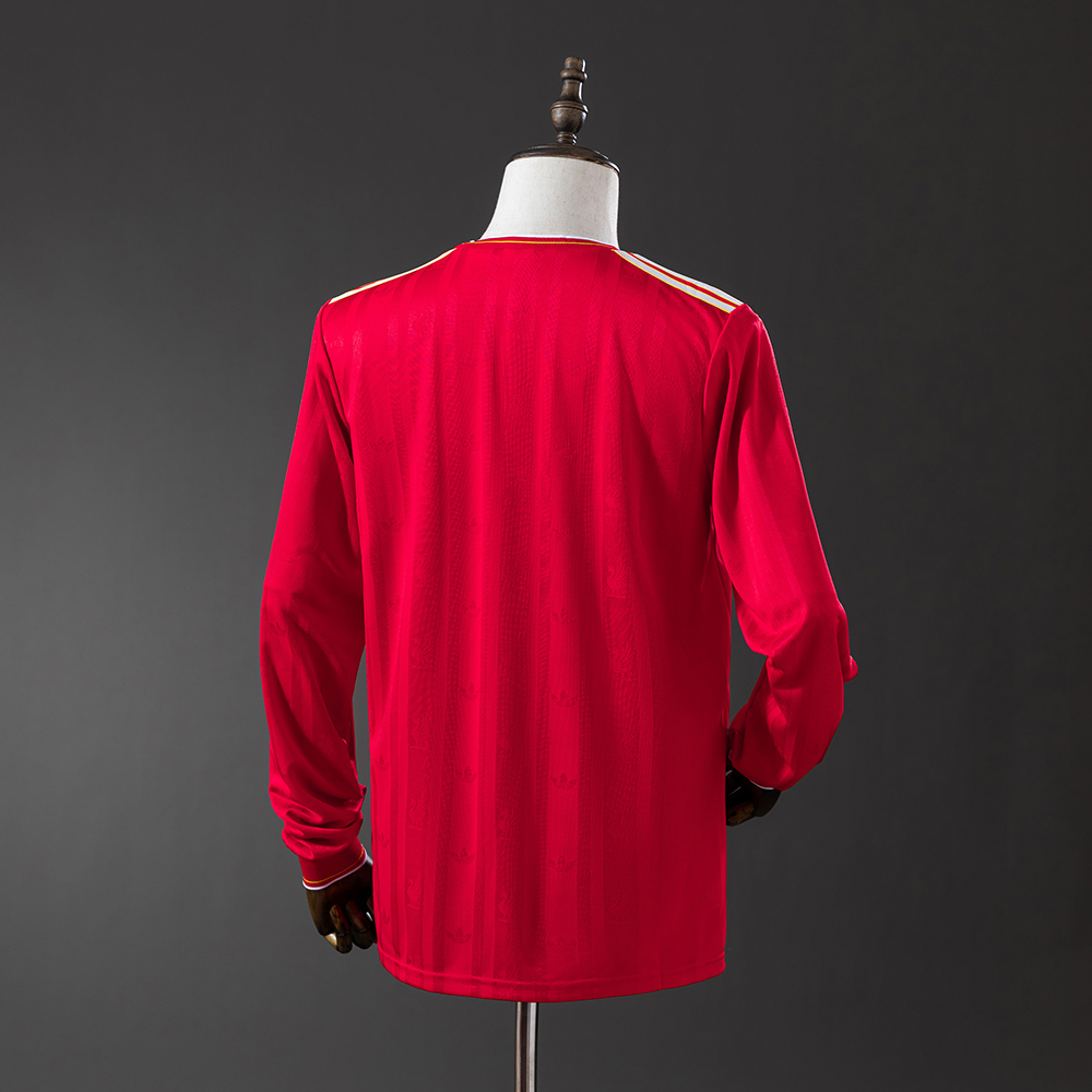 Liverpool 85/86 home long sleevev Retro Jersey Foto 2