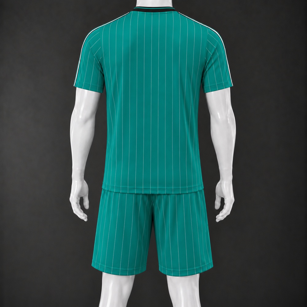 Liverpool 26/27 Turquoise Black Short-Sleeve Shorts Set Foto 2