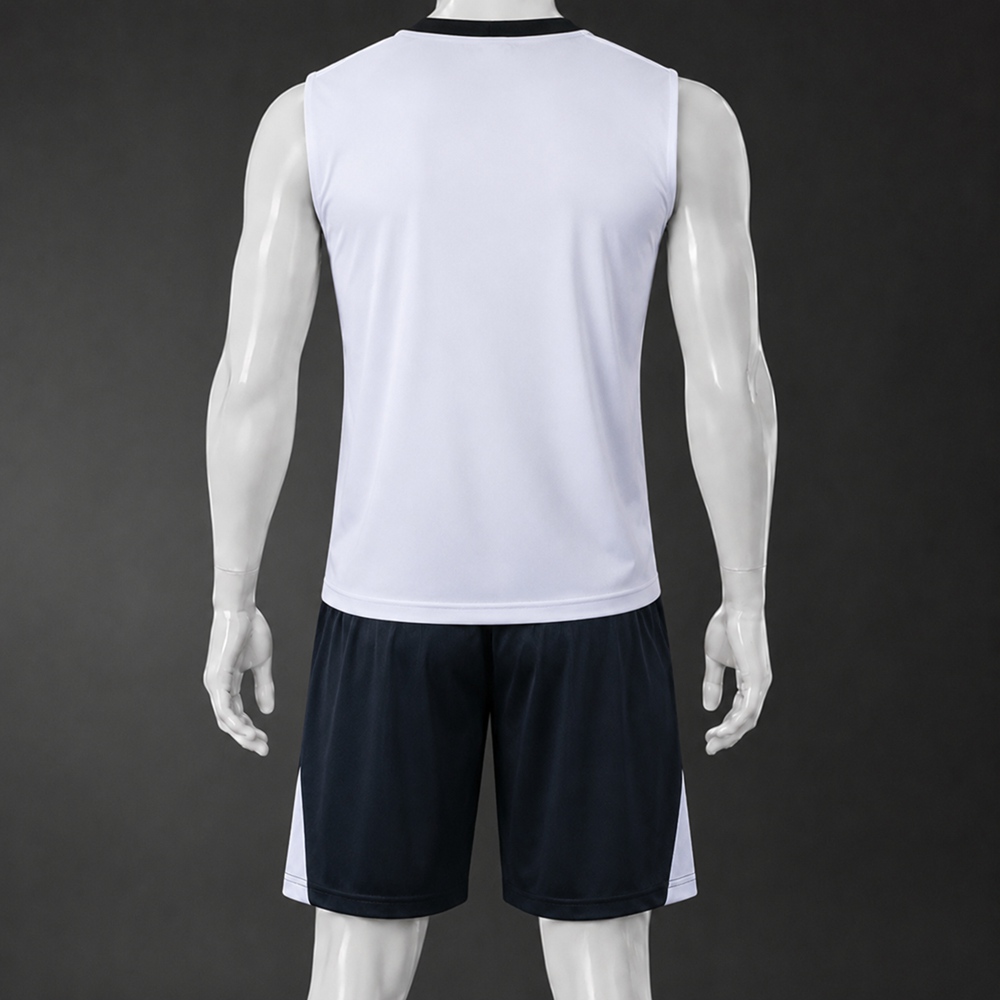 Chelsea 25/26 White Black Training Vest kit Foto 2