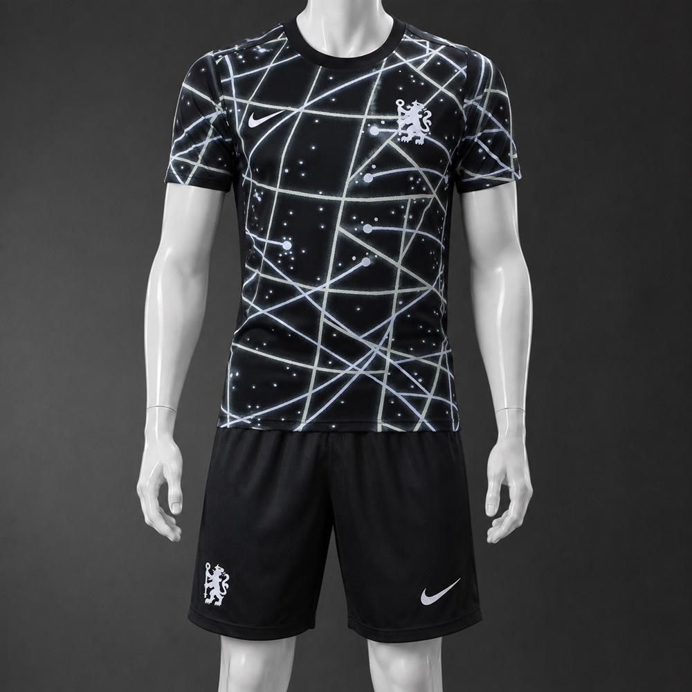 Chelsea 25/26 Black Star Print Short Sleeve Short Set