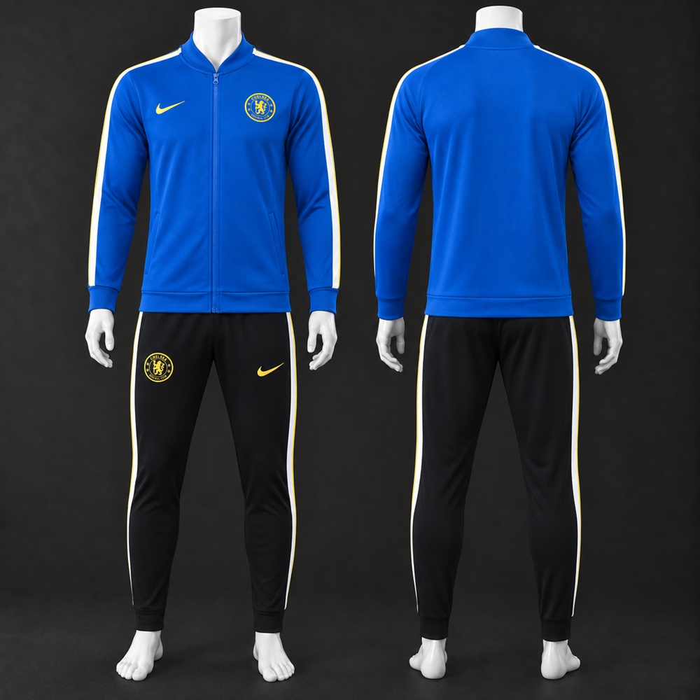 Chelsea 26/27 Royal Blue Black Yellow Jacket Kit