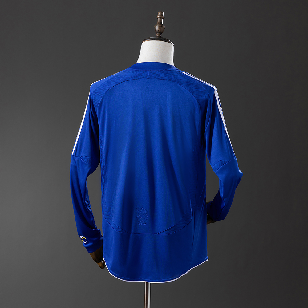 Chelsea 06/07 Home Long Sleeve Retro Jersey Foto 2