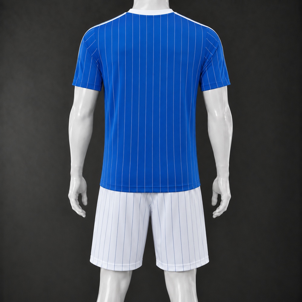 Chelsea 26/27 Blue White Short-Sleeve Shorts Set Foto 2