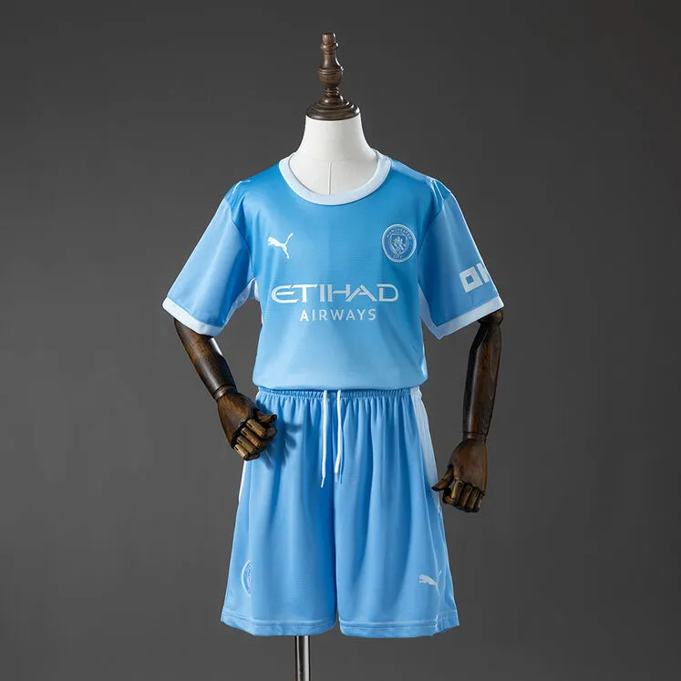 Manchester City 26/27 Home Kids Kit Jersey