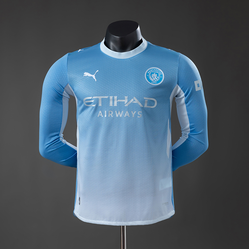 Manchester City 26/27 Home Player Version Long Sleeved Jersey