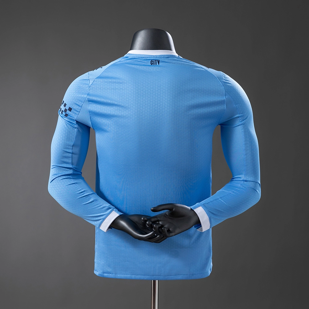 Manchester City 25/26 Home Long Sleeve Player Version Jersey Foto 2