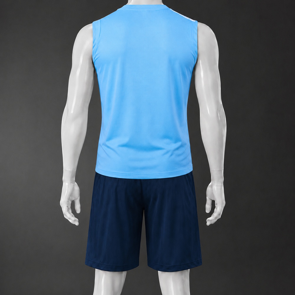 Manchester City 25/26 Light Navy Training Vest kit Foto 2