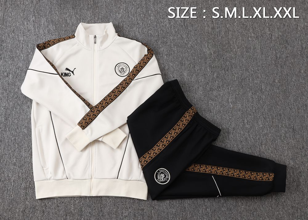 Manchester City 26/27 White and Navy Jacket Kit Foto 2