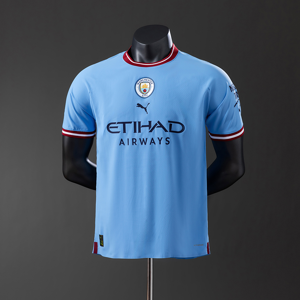 Manchester City 22/23 Home Player Version Retro Jersey