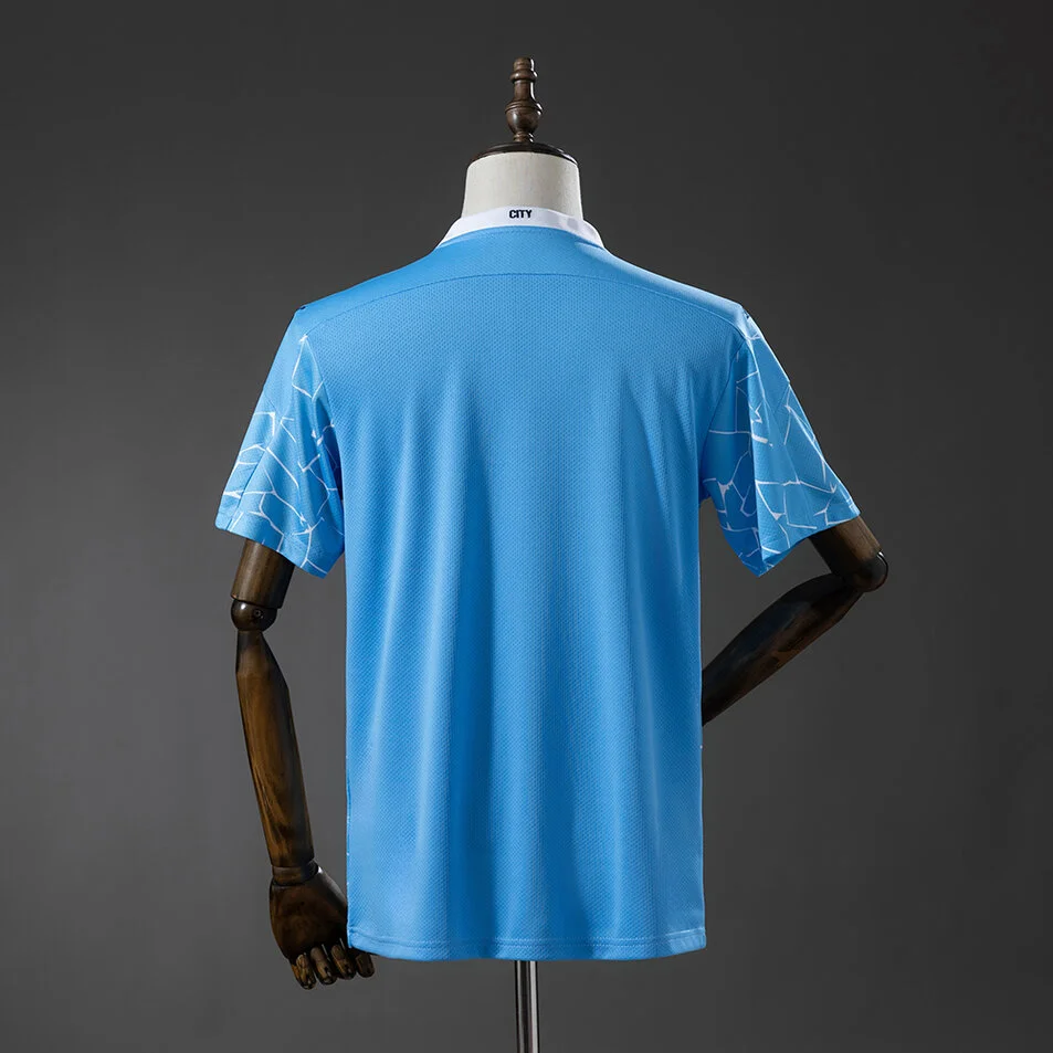 Manchester City 20/21 Home Retro Jersey Foto 2