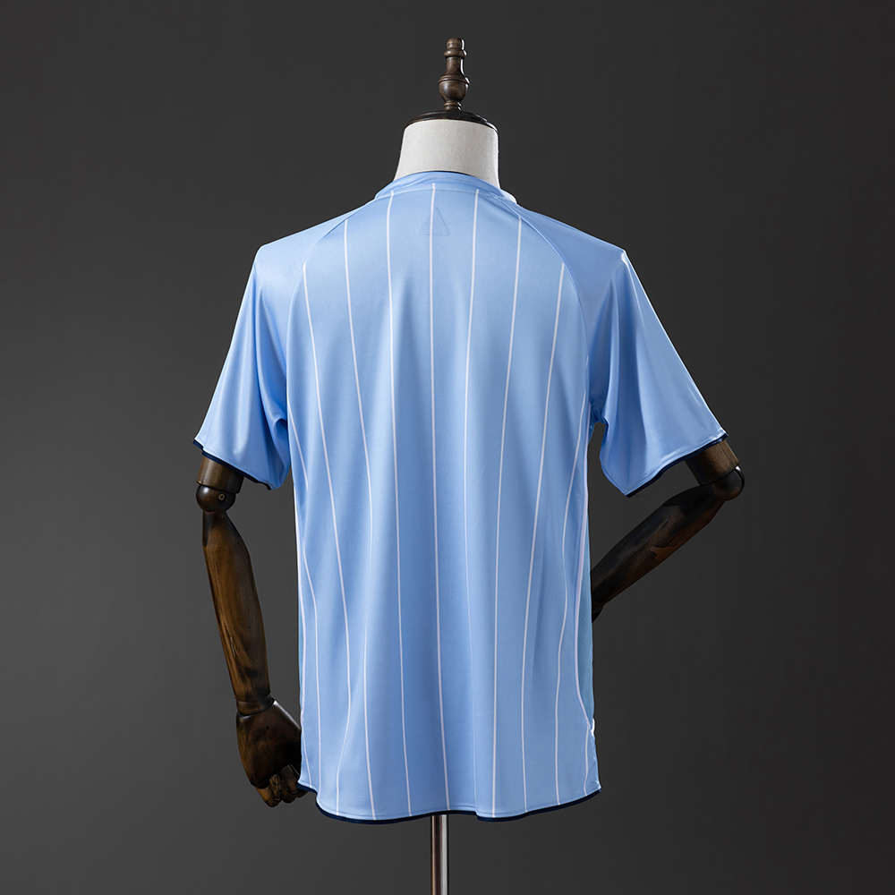 Manchester City 07/08 Home Retro Jersey Foto 2