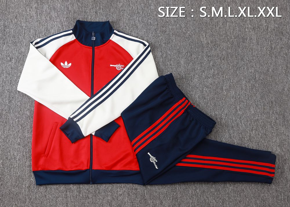 Arsenal 26/27 Red White Navy Jacket Kit Foto 2