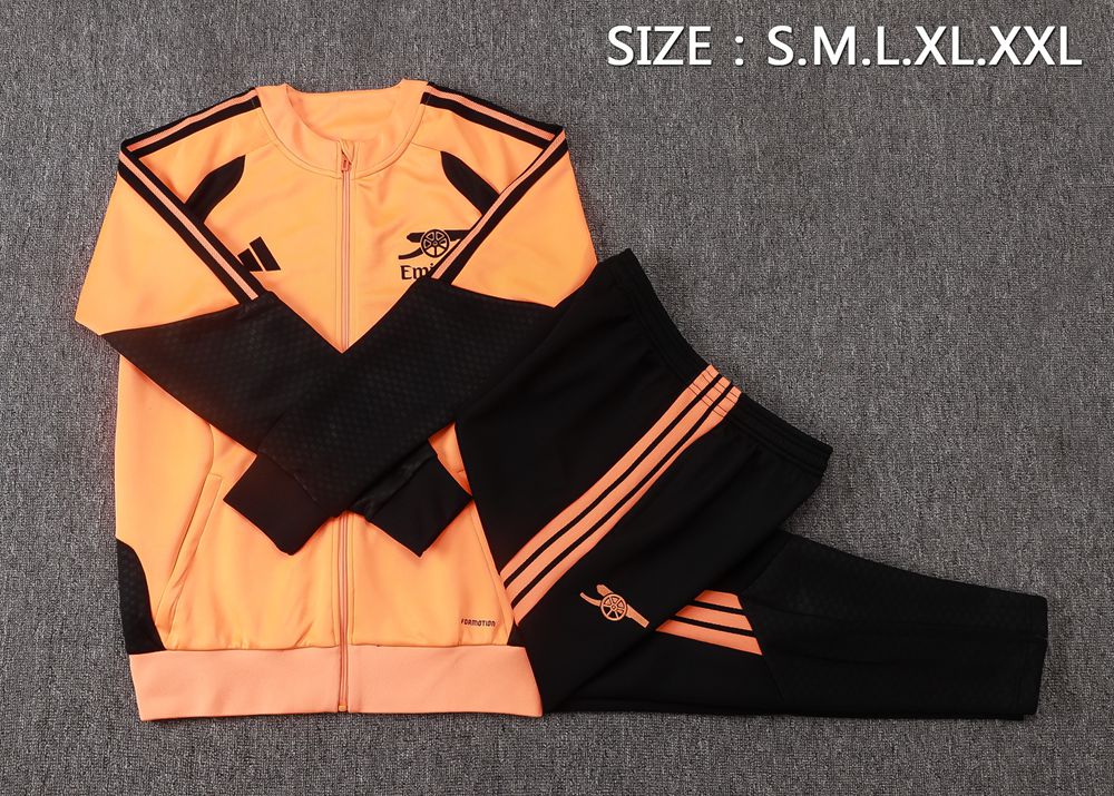 Arsenal 26/27 Orange Black Jacket Kit Foto 2