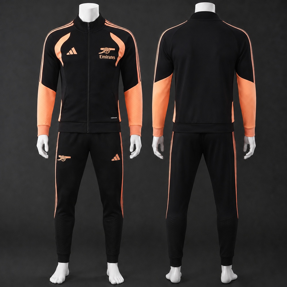 Arsenal 26/27 Black Peach  Jacket Kit