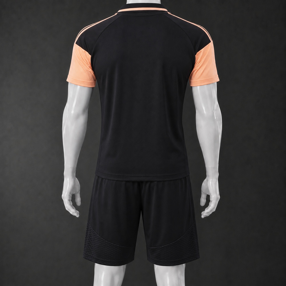 Arsenal 26/27 Black Peach Polo/Pants Kit Foto 2