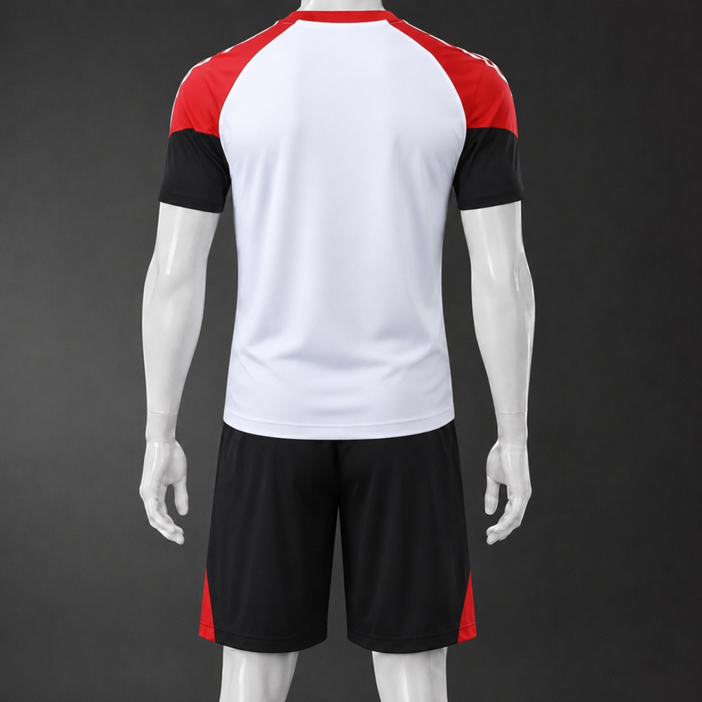 Arsenal 25/26 White Red Short Sleeve Short Set Foto 2
