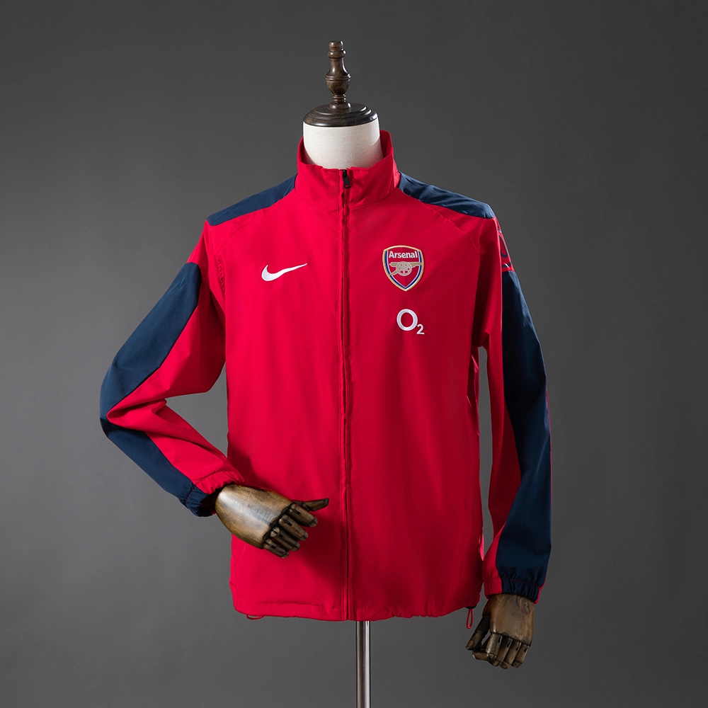 Arsenal 04/05 Retro Windbreaker Red