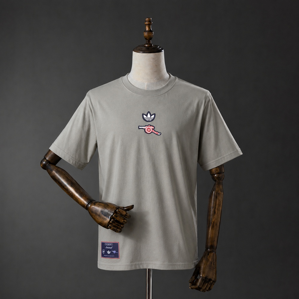 Arsenal Light Gray Originals Retro Style Casual Shirt