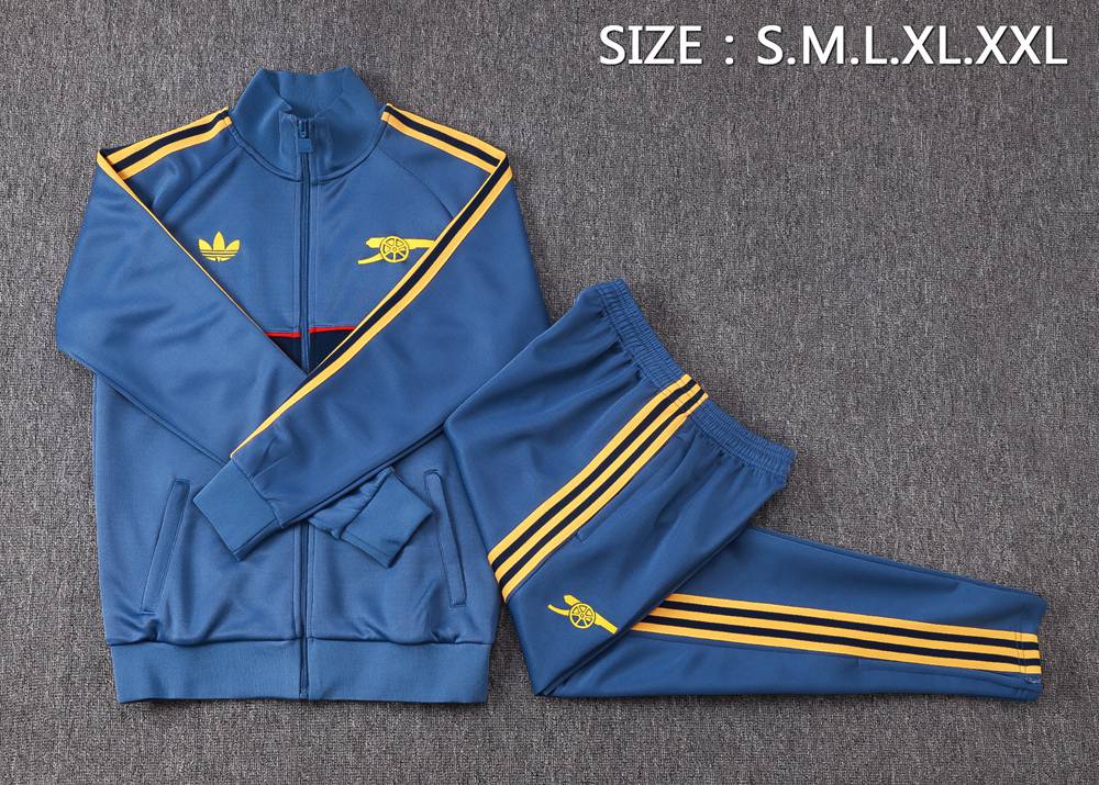 Arsenal 26/27 Blue Navy Yellow Jacket Kit Foto 2