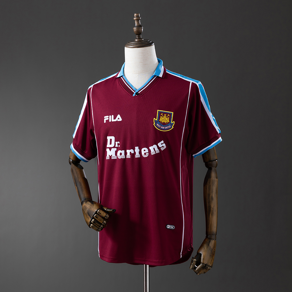 West Ham United 99/01 Home Retro Jersey