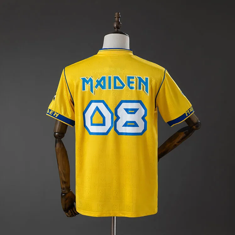 Iron Maiden x West Ham United 2008 Retro Jersey Yellow Foto 2