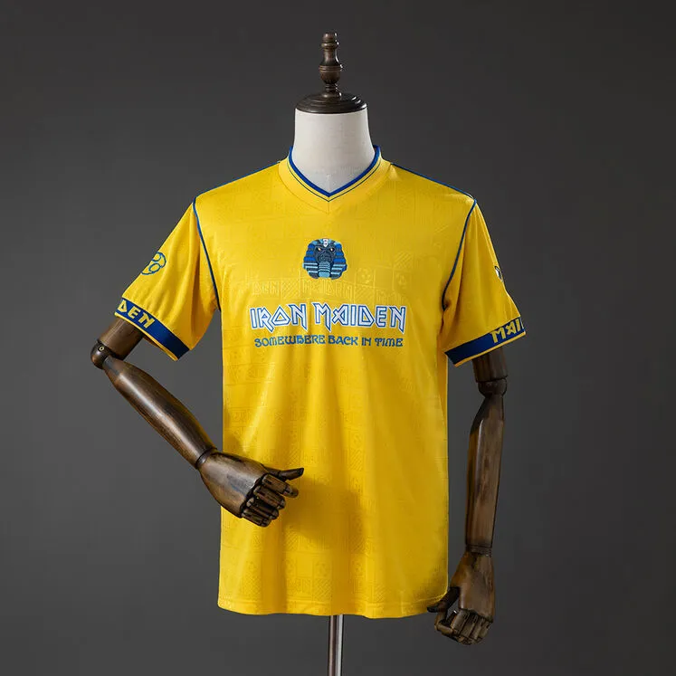 Iron Maiden x West Ham United 2008 Retro Jersey Yellow