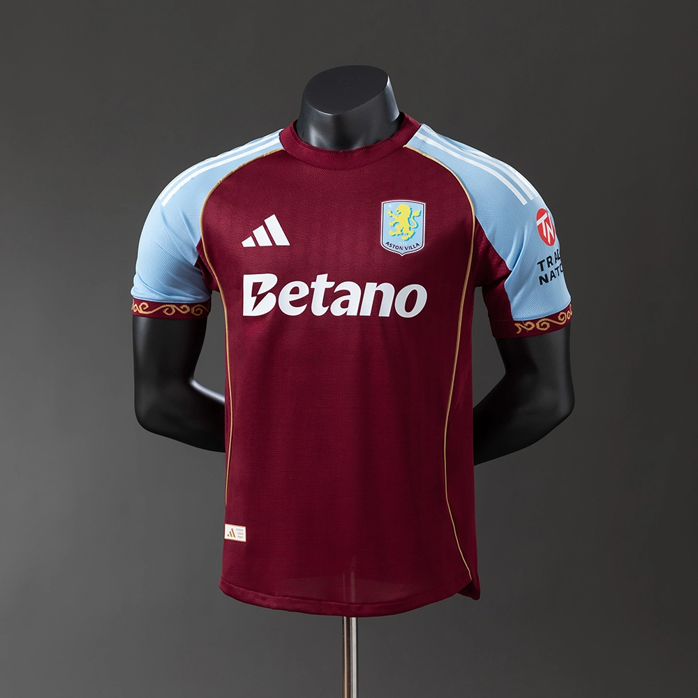 Aston Villa 25/26 Player Version Home Jersey