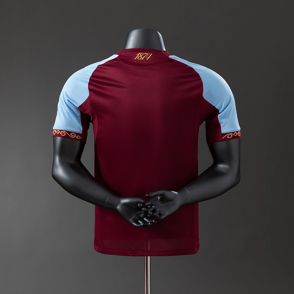 Aston Villa 25/26 Player Version Home Jersey Foto 2
