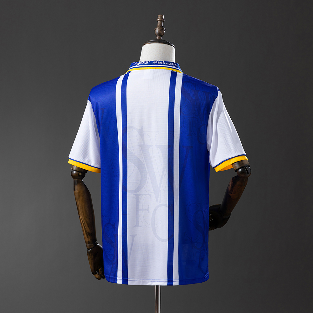 sheffield wednesday 95/97 Home Retro Jersey Foto 2
