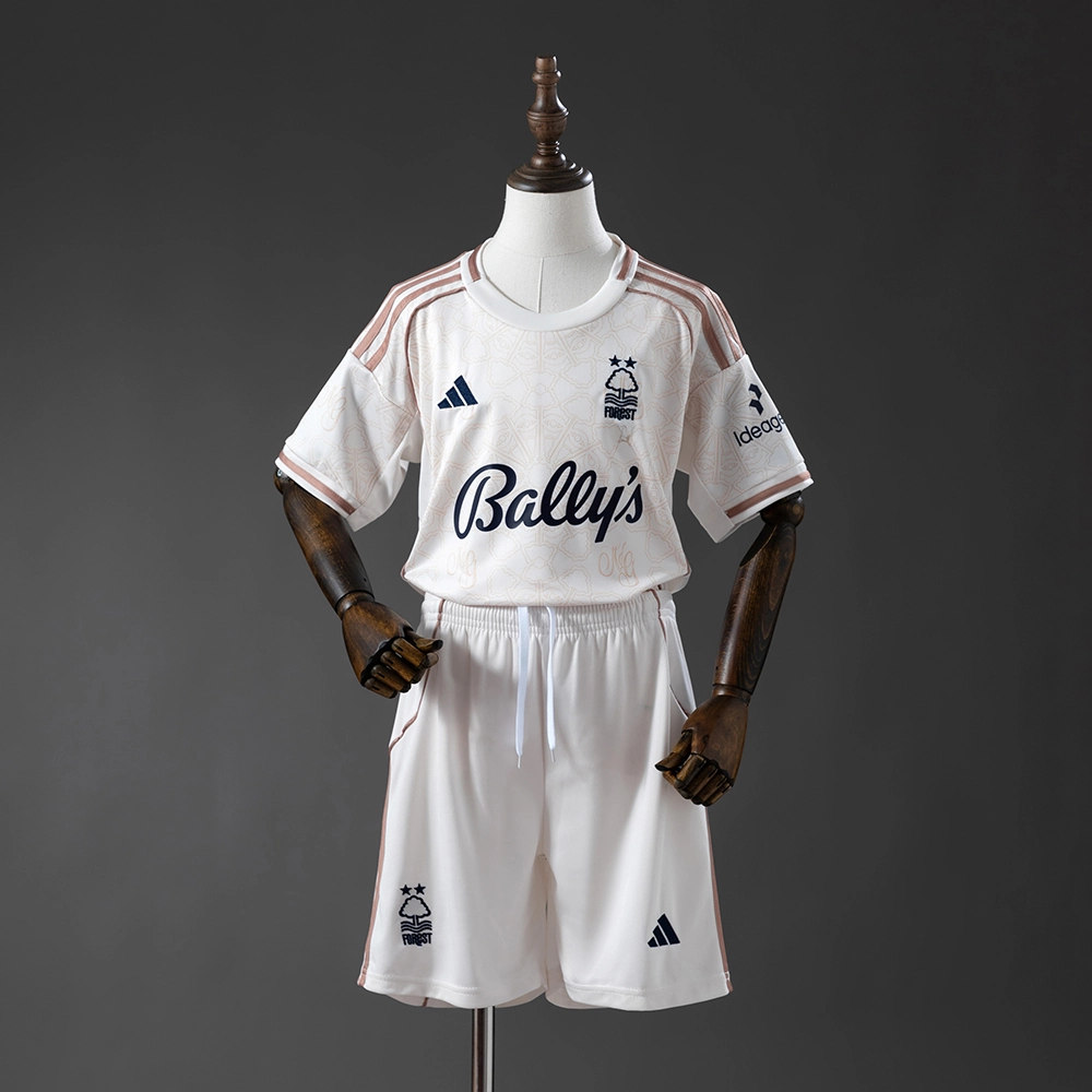 Nottingham Forest 25/26 Full kids kit Away Jersey