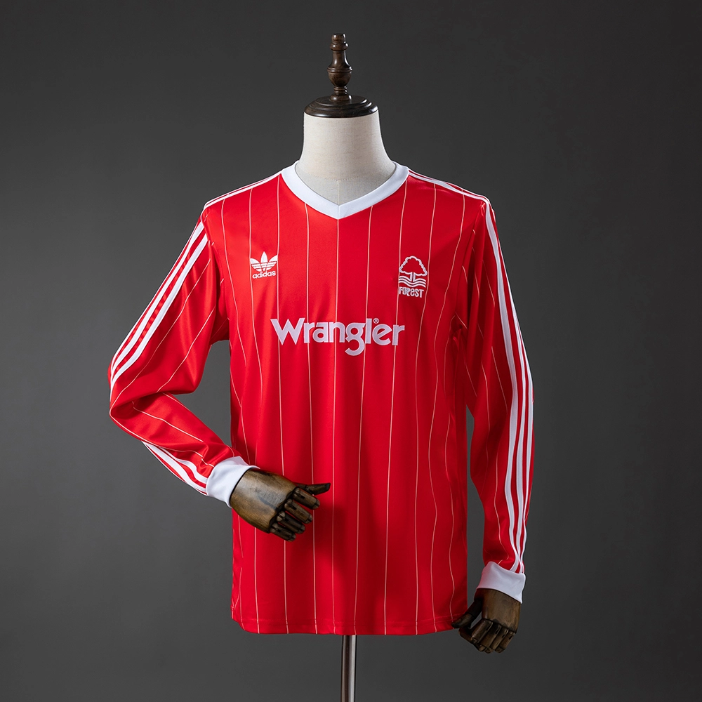 Nottingham Forest 82/84 Home Long Sleeve Retro Jersey