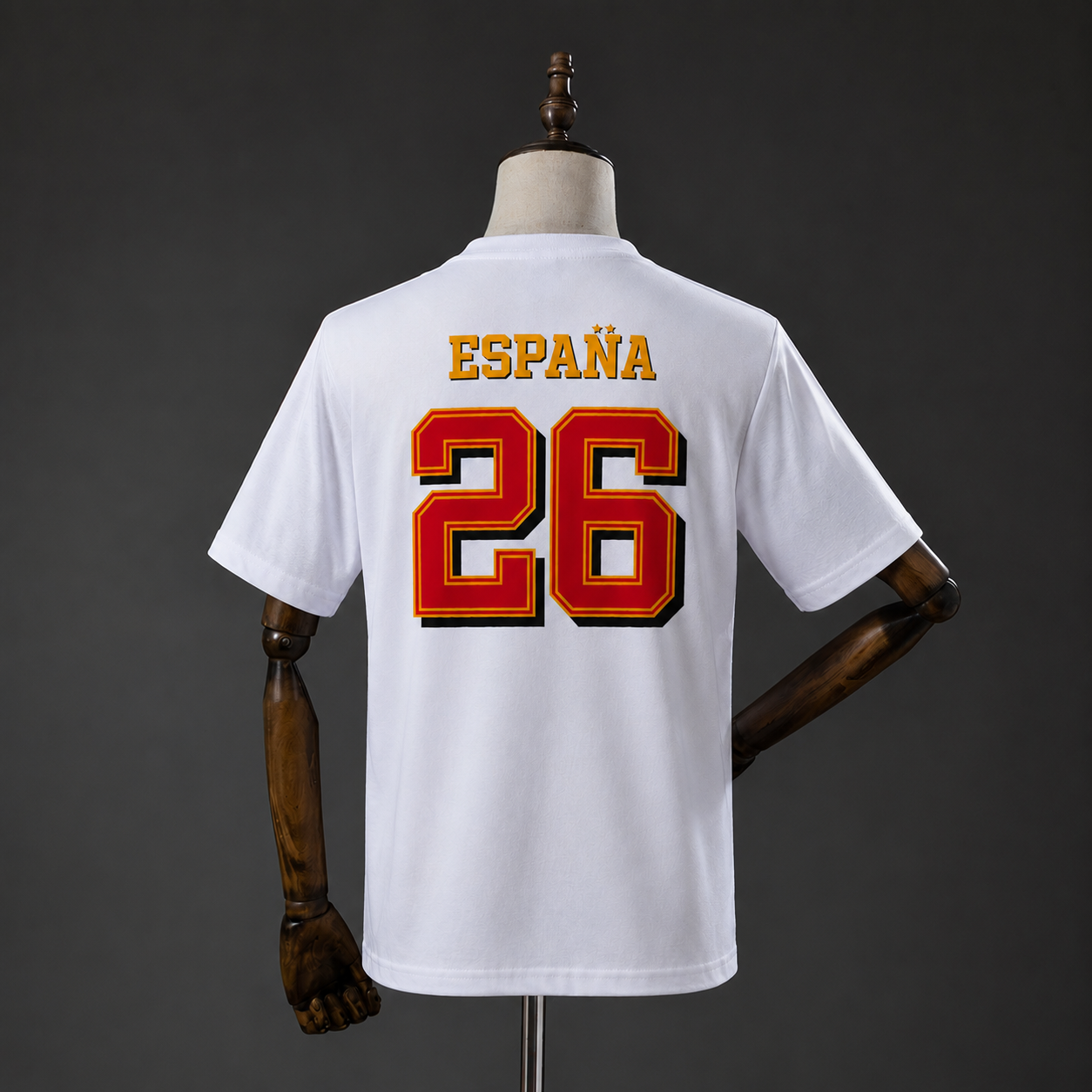 Spain "We Are Champions" T-Shirt White Foto 2