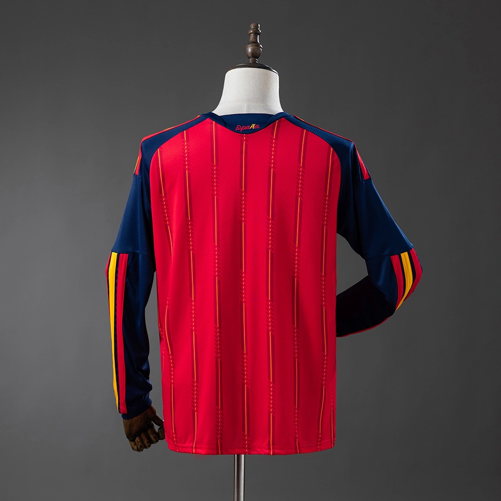 Spain 2026 Home Long Sleeve Jersey Foto 2
