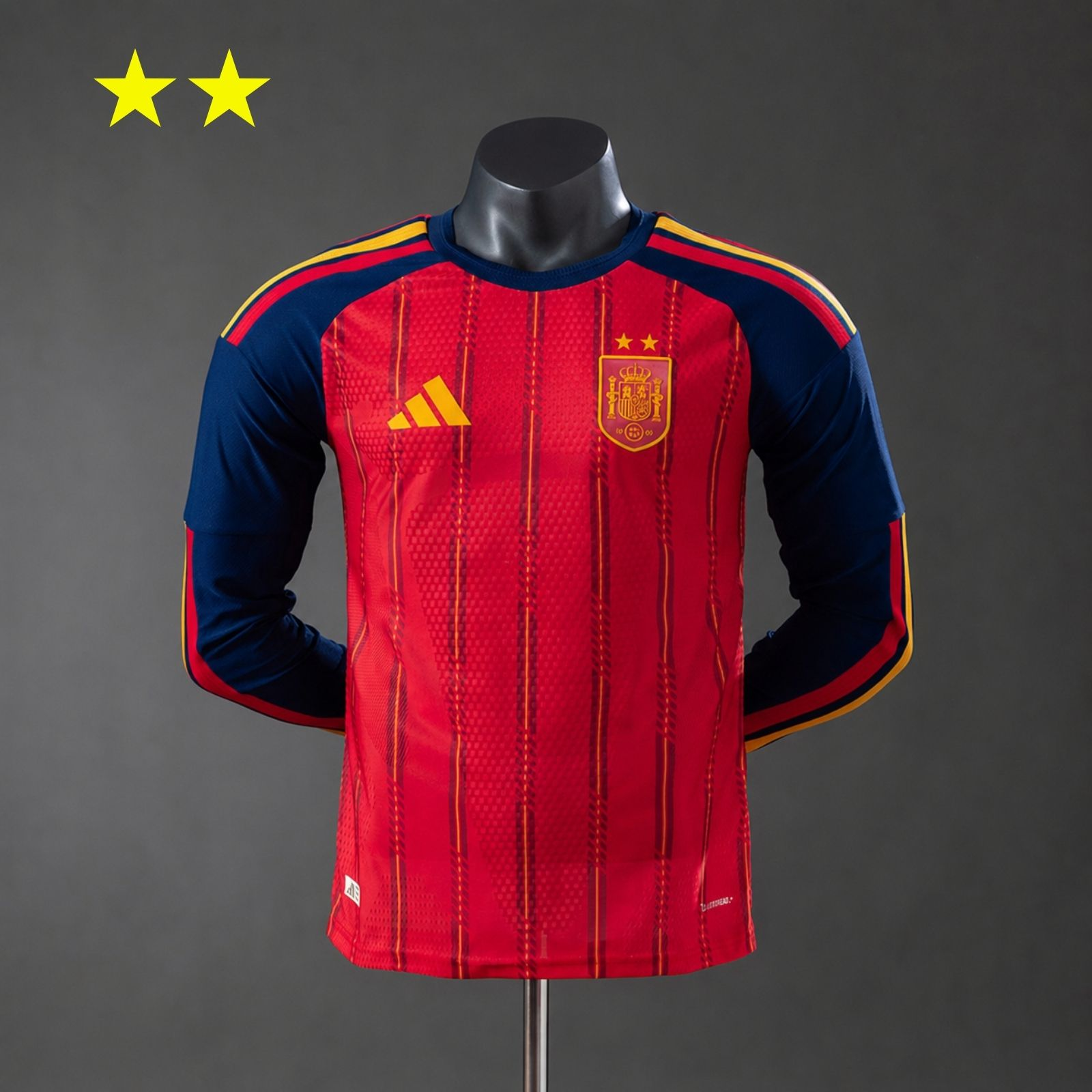Spain 2026 2-Sta Home Long-Sleeve Player Version Jerseys