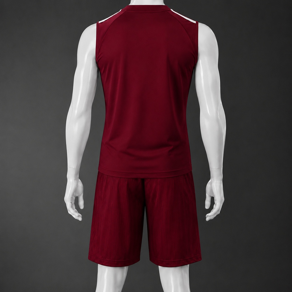 Spain 26/27 Burgundy Red Training Vest kit Foto 2