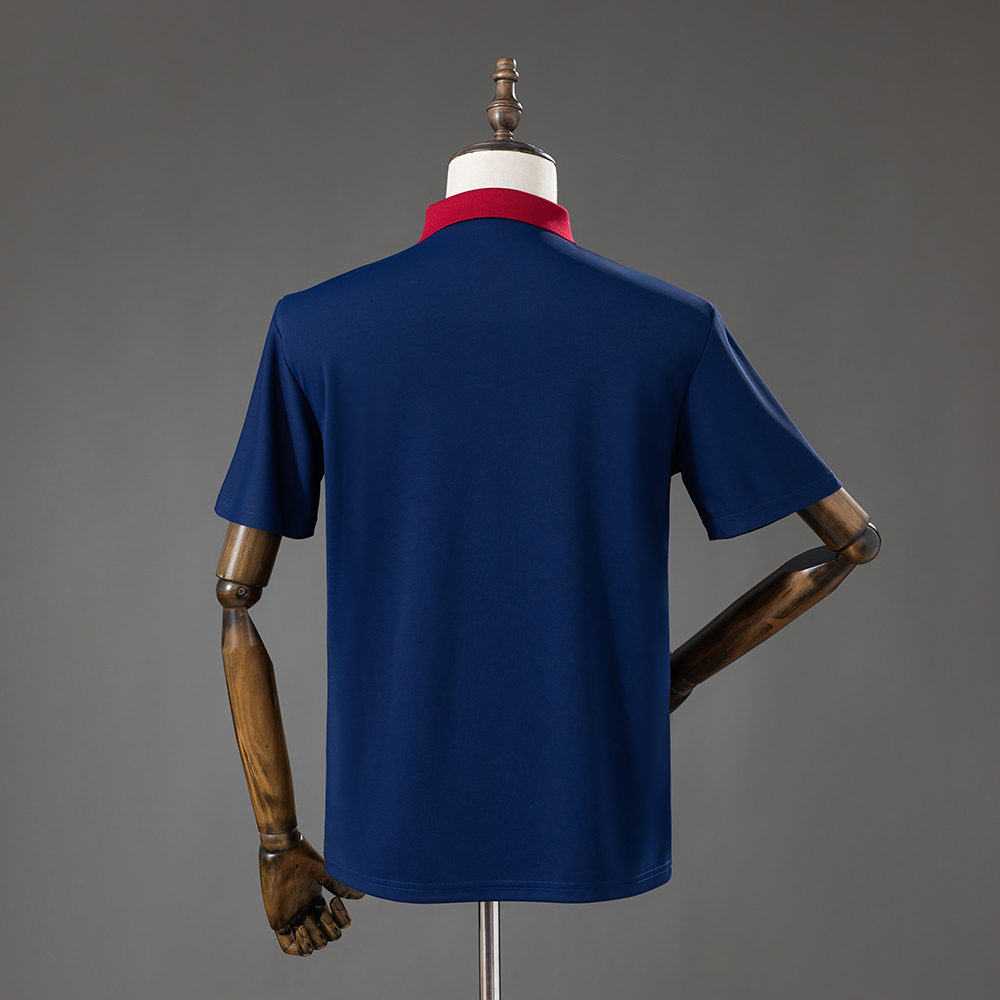 Spain 26/27 Polo Blue Jersey Foto 2